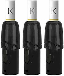 Kiwi Poduri 3 Bucăți În Culoare Neagră 1.7ml Cu Impedanță 1.2ohm