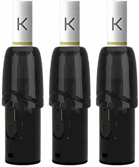 Kiwi Ανταλλακτικά Pod 3τμχ σε Μαύρο χρώμα 1.7ml με Αντίσταση 1.2ohm