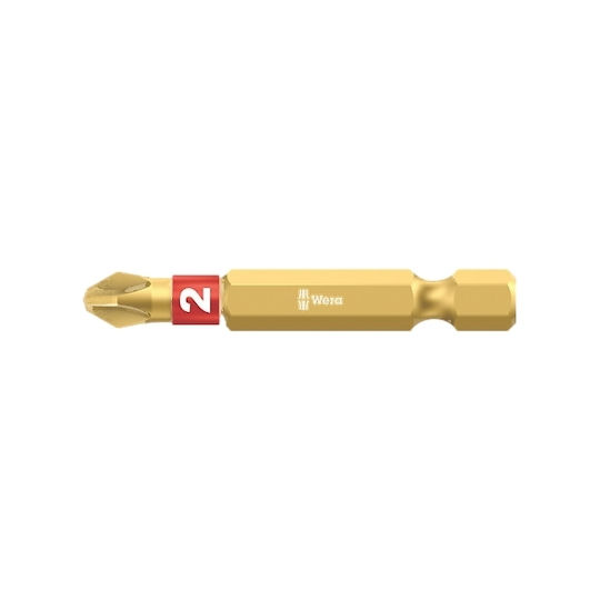 Wera 851/4 BDC Screwdriver Bit Cross with Size PH2 W059532