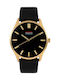Pacific Damen Uhr mit Schwarz Lederarmband