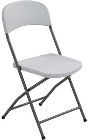 Scaun de catering Metalic Streamy Alb 6buc 45x48x83cm