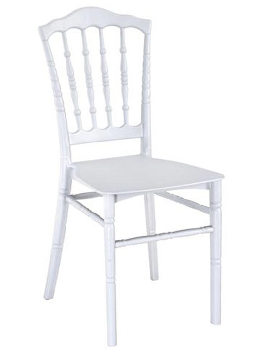 Καρέκλα Catering Πολυπροπυλενίου Mills White 4τμχ 40x53x88εκ.