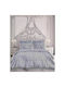 Makis Tselios Home Bettwäsche-Set Einzel 170x270cm. Mona Check 4Stück