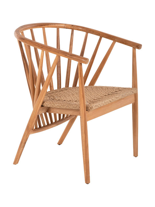 Fotoliu de exterior Lemn TEAK 60x63x82cm