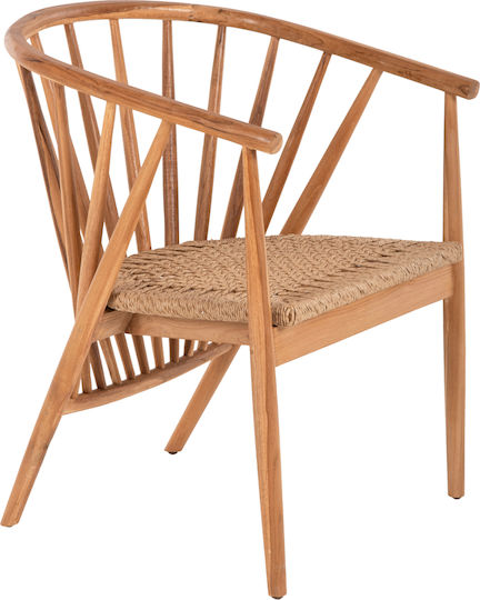 Fotoliu de exterior Lemn TEAK 60x63x82cm