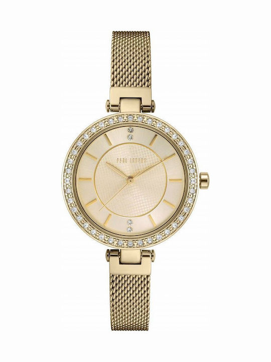 Paul Lorens Women's Watch with Gold Metal Bracelet