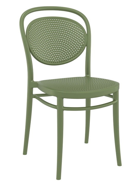 Outdoor-Stuhl Polypropylen Marcel Olive Green 4...
