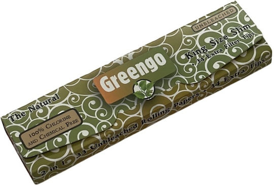 GreenGo Аксесоари за пушачи Unbleached 50.8 мм 33 броя