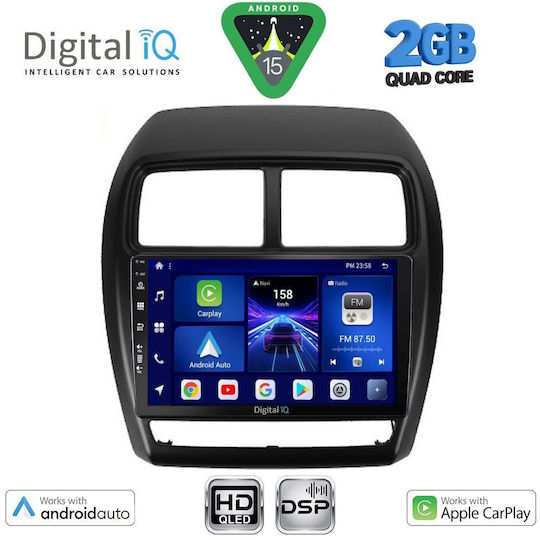 Digital IQ Ηχοσύστημα Αυτοκινήτου για Mitsubishi Asx 2020-2023 (Bluetooth/USB/WiFi/GPS/Apple-Carplay/Android-Auto) με Οθόνη Αφής 9"