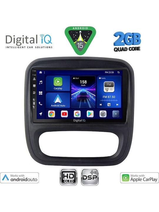 Digital IQ Автомобилна Аудио Система (Блутут/USB/WiFi/GPS/Apple-Carplay/Android-Auto) с Тъчскрийн 9"