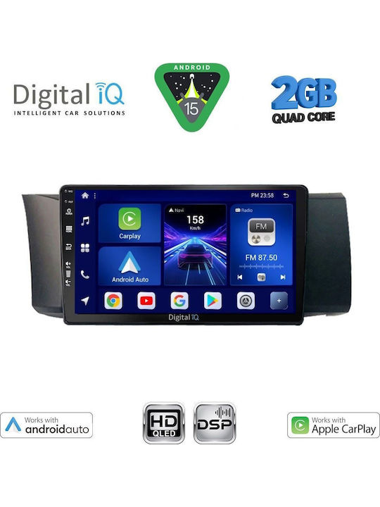 Digital IQ Автомобилна Аудио Система (Блутут/USB/WiFi/GPS/Apple-Carplay/Android-Auto) с Тъчскрийн 9"