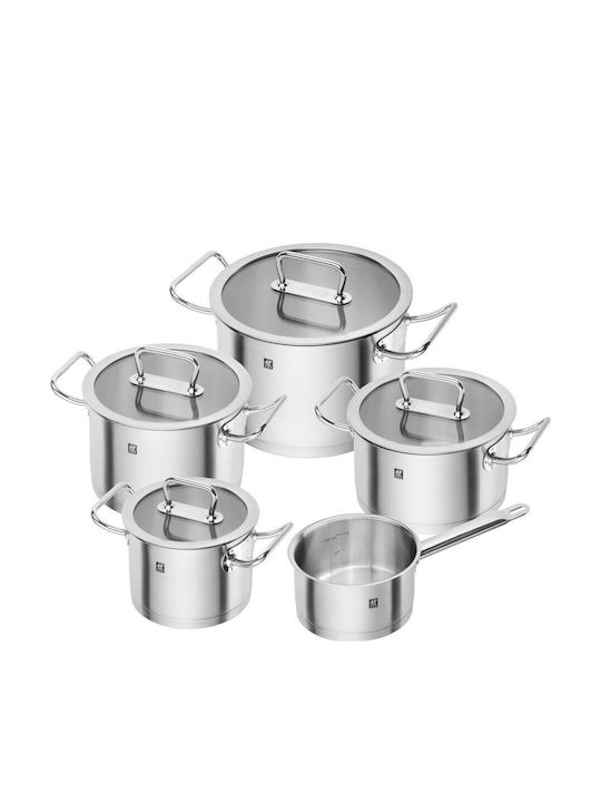 Zwilling J.A. Henckels Pots Set of Stainless Steel with Non-stick Coating 5pcs