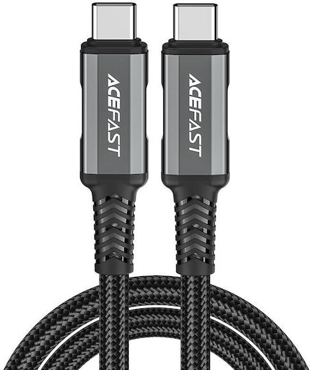 Acefast USB 4 Video Kabel USB-C Männlich - USB-C Schwarzes 1,2m C1-09