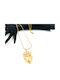 Irene Vilou Necklace with design Heart from Gold Plated Steel