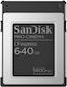 Sandisk CFexpress 640GB Clasa 10 1700MB/s