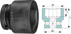 2.1/2'' 6-point Short Impact Socket 80 2.1/2'' 6-point Short Impact Socket 80