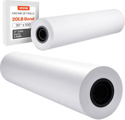 Vevor Χαρτί Ρολό 762mm x 152.4m 80gr/m²