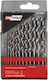 Set Burghie Metalice Awtools Aw41201 1.5-6.5 Mm 13 Bucăți