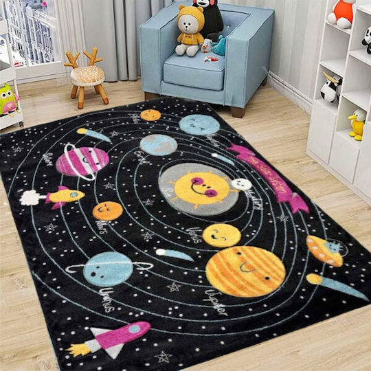 SpitiBazaar Детско килимче Черен 180x240см SpitiBazaar Детско килимче Черен 180x240см