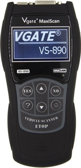 Techstar Vgate Maxiscan Vs890 Авто Диагностика Мултибранд OBD2 Дисплей
