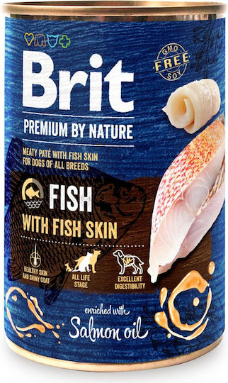 Brit Premium Hrană Umedă pentru Câini în Conservă Dietetică cu Pește fără Cereale 6x400gr