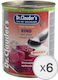 Dr.Clauders Nassfutter Hunde in Dose mit Rindfleisch und Fleisch 6x800gr