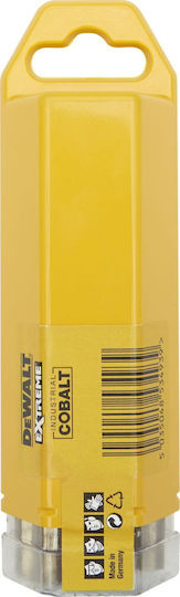 DEWALT Set of 10 Drills Cobaltium with Cylindrical Shank for Metal