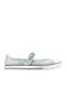 Kids Ballerinas Dainty Mary Jane with Adjustable Metal Clasp Gray