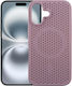 Idol 1991 Air Back Cover Σιλικόνης Ροζ (iPhone 16)