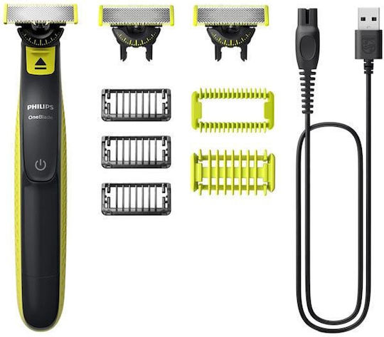 Philips Oneblade 360 QP2824/31 Ξυριστική Μηχανή Σώματος / Προσώπου Επαναφορτιζόμενη