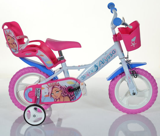 Dino Bikes Alyssa 12 Inch Kids' Bicycle BMX Pink