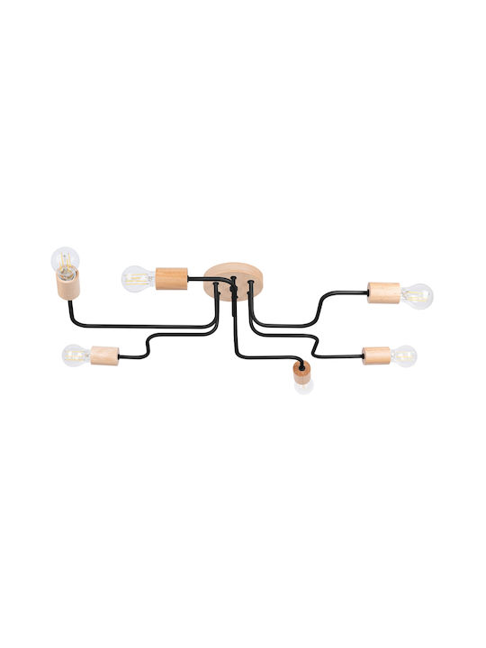 Sollux Ceiling Mount Light Black