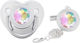 Queen Mother Suzetă Din Silicon Argintie Silver Gem Pentru 0+ Luni
