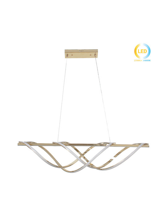 Keskor Pendant Light Gold 100x23x23cm