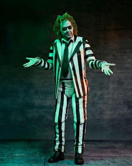 Neca Beetlejuice Ultimate Striped Suit Beetlejuice Φιγούρα Δράσης ύψους 18εκ. σε Κλίμακα 1:10