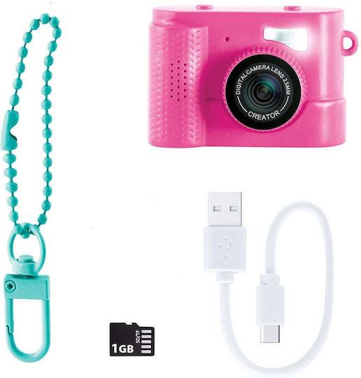 Canal Toys Cameră Foto pentru Copii 12MP Zoom Optic 6x Roz