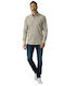 Long-sleeved Shirt Checked Beige