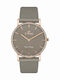 G.Rossi Women's Watch with Gray Leather Strap