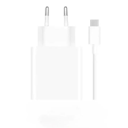 Technovo с USB-C порт и кабел USB-C - USB-C 20W Бял (TN-F032)