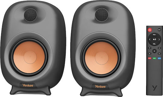 Yenkee YSP 2060 Αυτοενισχυόμενα Ηχεία με Bluetooth 80W (Ζεύγος) Μαύρα