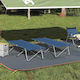 Folding Guest Bed Without Mattress Single Blue ...