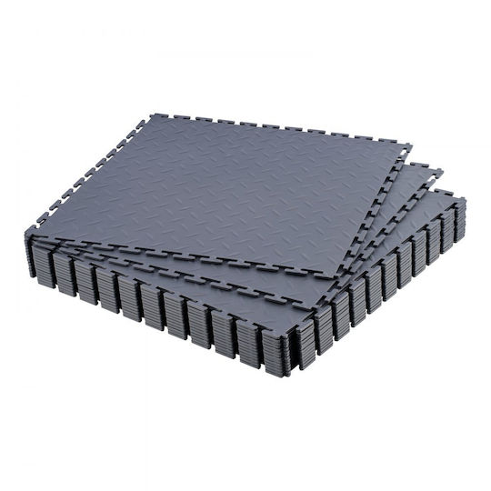 Vevor Πλακάκι για Δάπεδο Κήπου από PVC 51.3x51.3εκ. 16τμχ