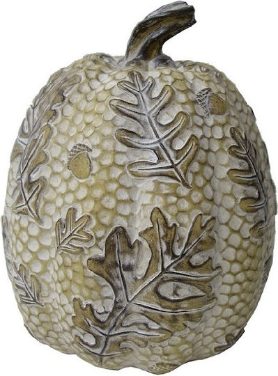 Decorative Tabletop Pumpkin Polyresin Beige Espiel 18x22cm Set 2 Pieces Material Polyresin Beige Espiel Vre211k2