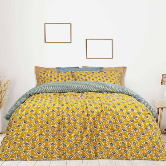 Das Home Line Tagesdecke Einzelbett Gelb 160x240cm