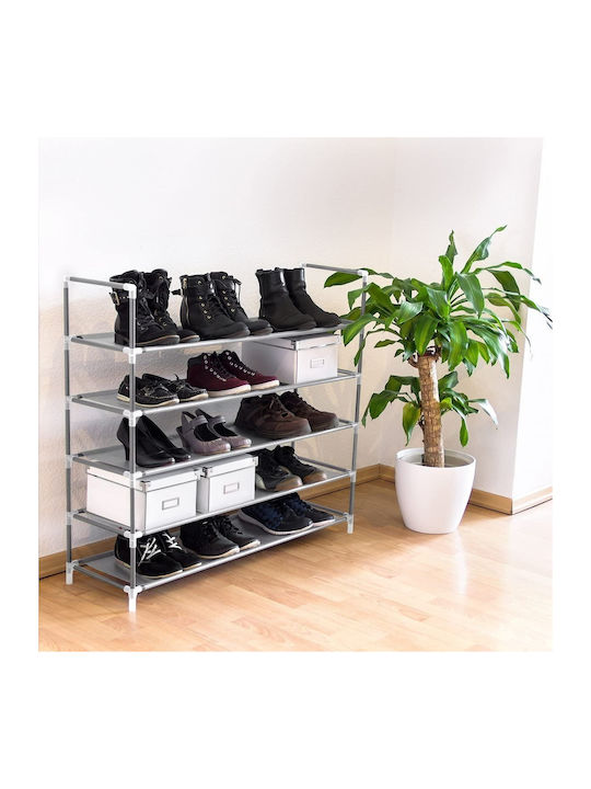 Stoff Schuhschrank 90.5x29.5x87cm