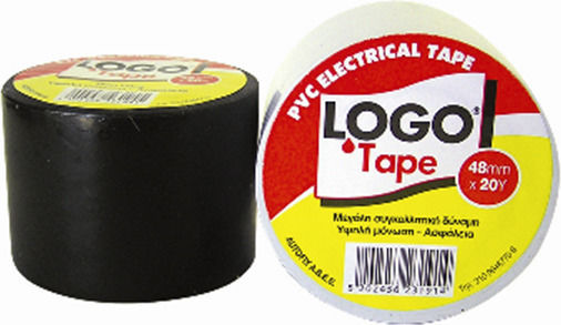 Logo Isolierband 50mm x 20m Schwarz