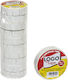 Logo Isolierband 19mm x 18.3m PVC White Weiß