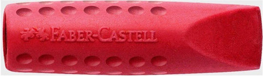 Faber-Castell Γόμα για Μολύβι 2τμχ Κόκκινη