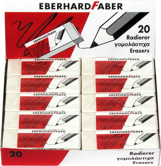 Faber-Castell Eraser for Pencil and Pen 1pcs White
