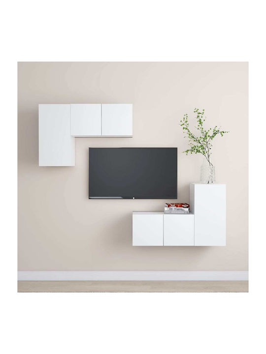 Висулка Шкаф За Дневна От ПДЧ Бял 60x30x30см